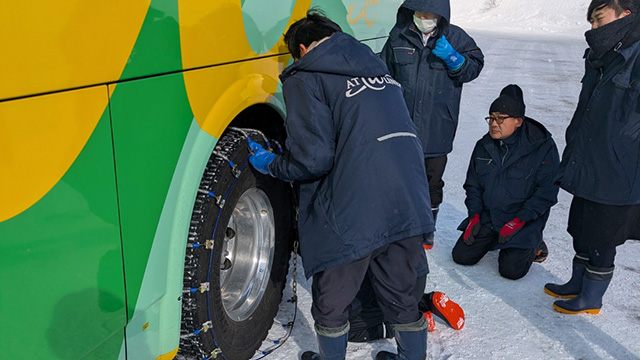 2025年度後期　雪上研修イメージ